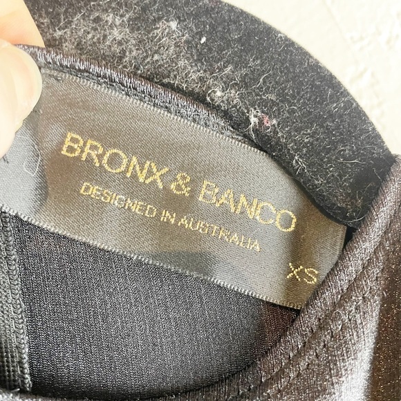 Bronx and Banco Starlight Cut Out Maxi Dress Black Size XS Formal Evening - Picture 7 of 10